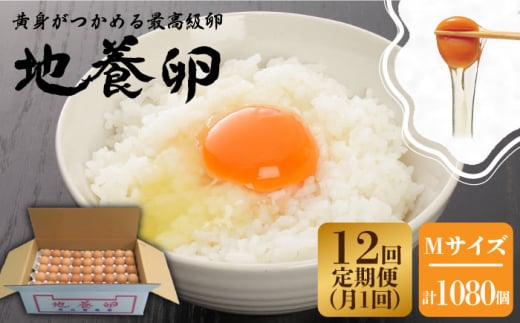 【12回定期便】最高級 卵 地養卵 Mサイズ 90個×12回定期便 長崎県産 西海市 たまご 卵 玉子 タマゴ 鶏卵 オムレツ 卵かけご飯 朝食 料理 人気 卵焼き＜垣山養鶏園＞ [CBB008]