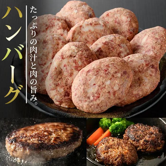 高千穂牛 ハンバーグ(計10個・2個×5P)【MT005】【JAみやざき 高千穂牛ミートセンター】