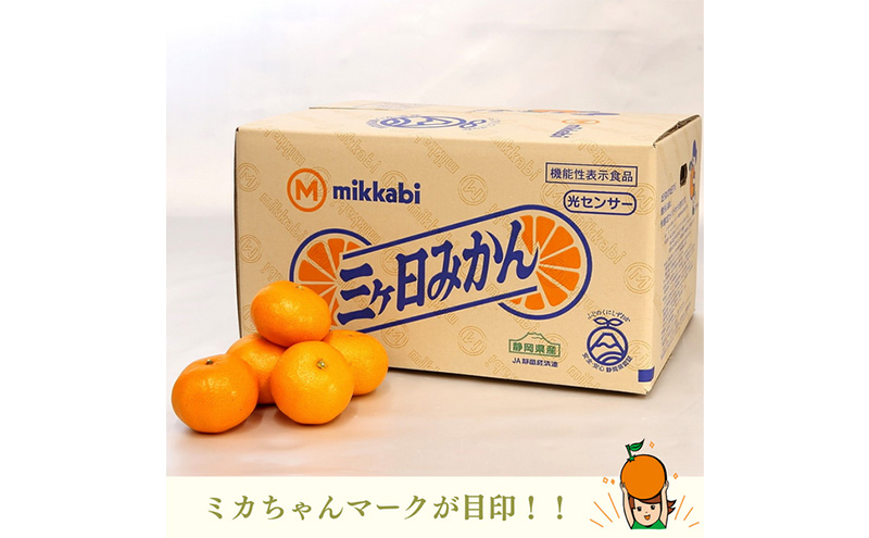 早生三ケ日みかん 秀S 4kg (約44個) みかん ミカン フルーツ 果物 くだもの 機能性表示食品 浜松市