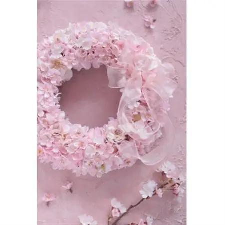 アーティフィシャルフラワー　桜のリース(Sサイズ)1点【1494321】
