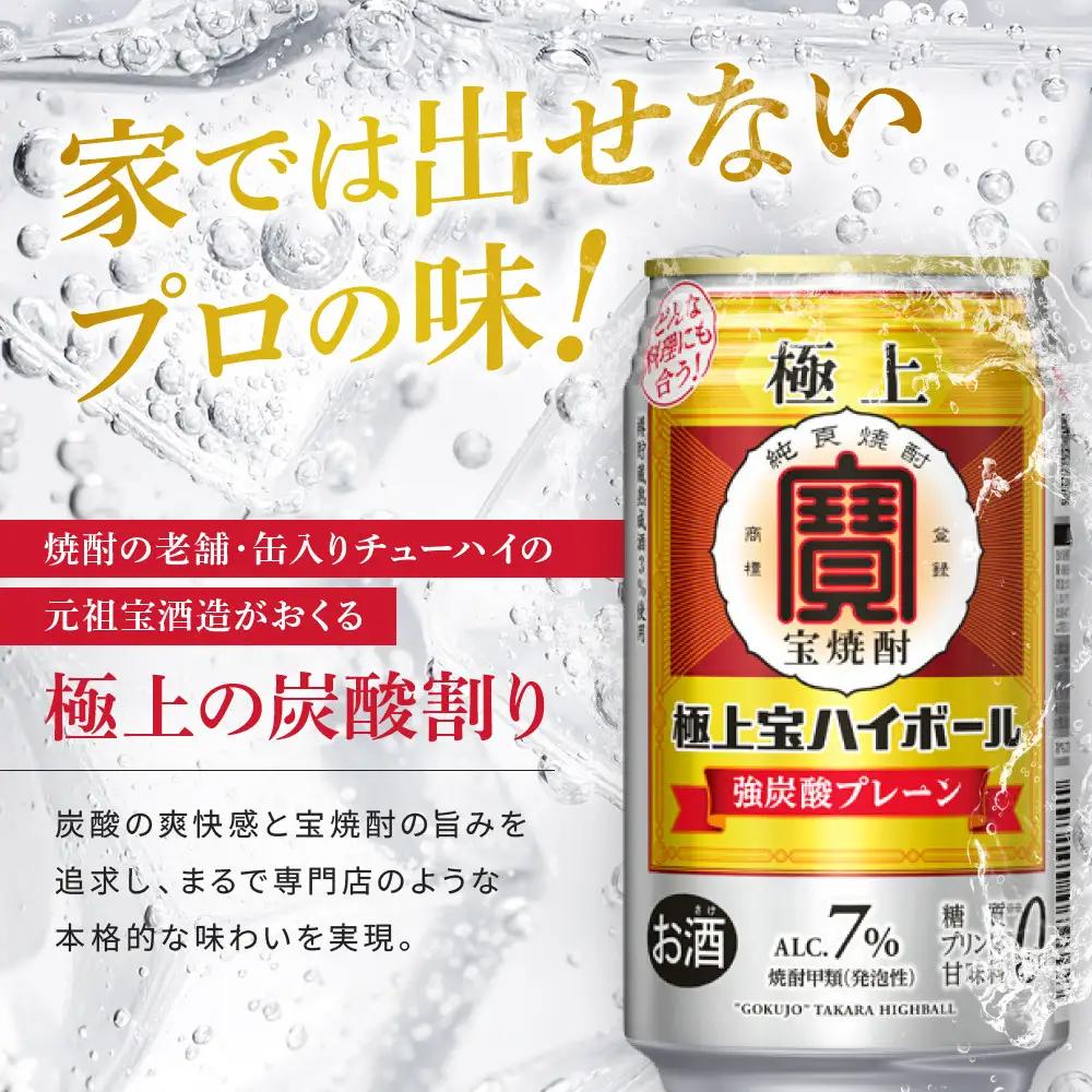 【宝酒造】極上宝ハイボール 350ml×24本｜京都 タカラ 焼酎 チューハイ 酎ハイ ハイボール 人気セット