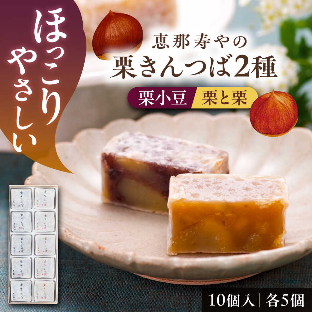 【ふるさと納税】【先行予約】【着日指定要】【2025年11月下旬から2026年4月中旬に順次発送】栗きんつば 10個入り / 栗 きんつば 小豆餡 和菓子 スイーツ デザート おやつ お菓子 プレゼント お取り寄せ 直送 /恵那市/株式会社 恵那寿や[AUAS021]