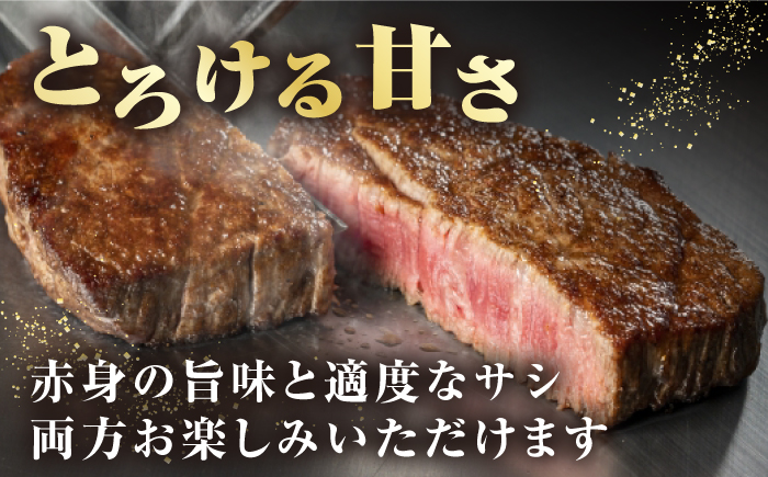 【全2回定期便】【A4〜A5ランク】長崎和牛 イチボ ステーキ 300g（150g×2枚）《壱岐市》【野中精肉店】 黒毛和牛 牛肉 和牛 赤身 希少部位 [JGC022]