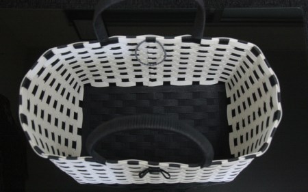 手作りクラフトバック（留め具付き）ホワイト_1609Ｒ-1