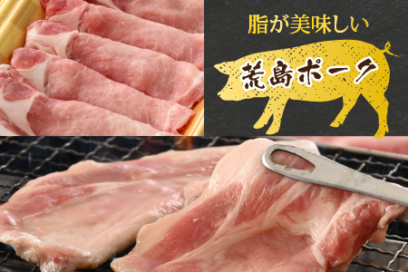 【福井のブランド豚肉】荒島ポーク ロース焼肉用　660g[A-054004]