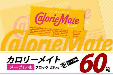 【3回定期便】≪メープル味≫ カロリーメイトブロック 2本入り 計20箱 ×3回 合計60箱【徳島 那賀 大塚製薬 カロリーメイト メープル ビタミン ミネラル たんぱく質 脂質 糖質 5大栄養素 バ