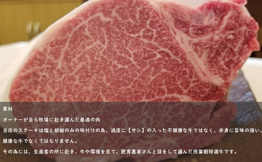 かずさ炭焼ステーキ【照葉樹】　《三田牛・さんだぎゅう》赤身ステーキ　プレミアムコース　ペアお食事券 ステーキ 食事券 コース 料理 国産 千葉県 木更津市 送料無料 KBP003