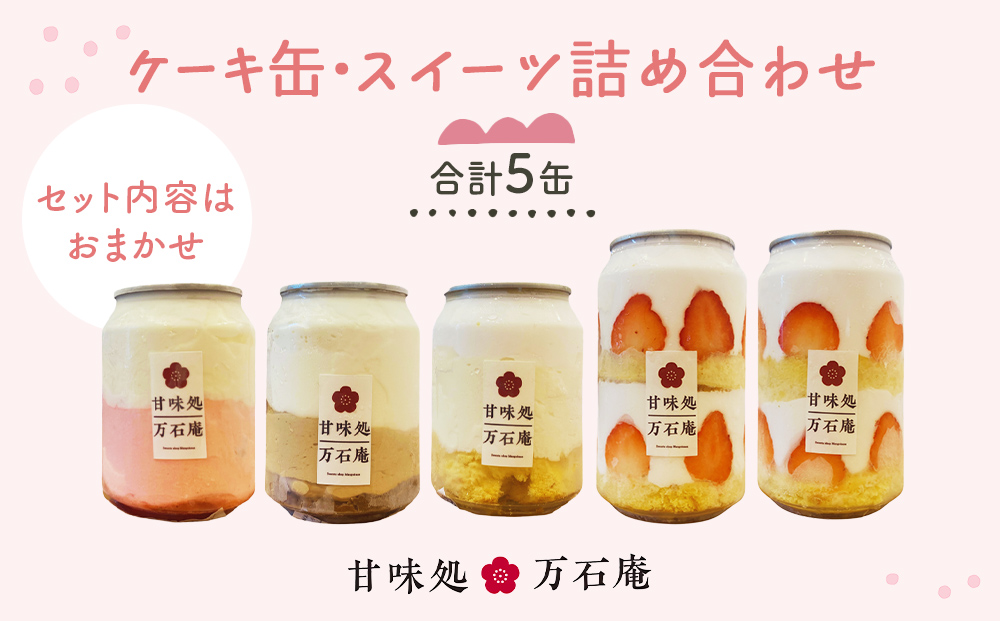 ケーキ缶 5缶 お取り寄せ 冷凍 スイーツ フルーツ ティラミス 石巻市 14日以内