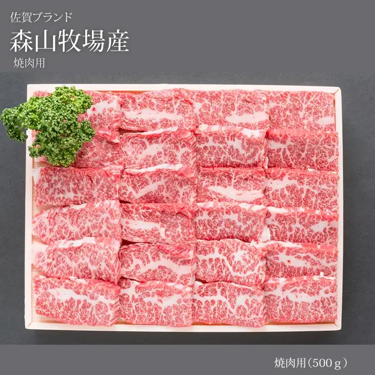 【ふるなびWEEK対象】森山牧場 焼肉セット 500g 焼肉 牛肉 B125-007