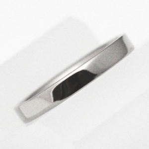 純チタン平打リング (幅2.5mm) 12号 | アクセサリー リング