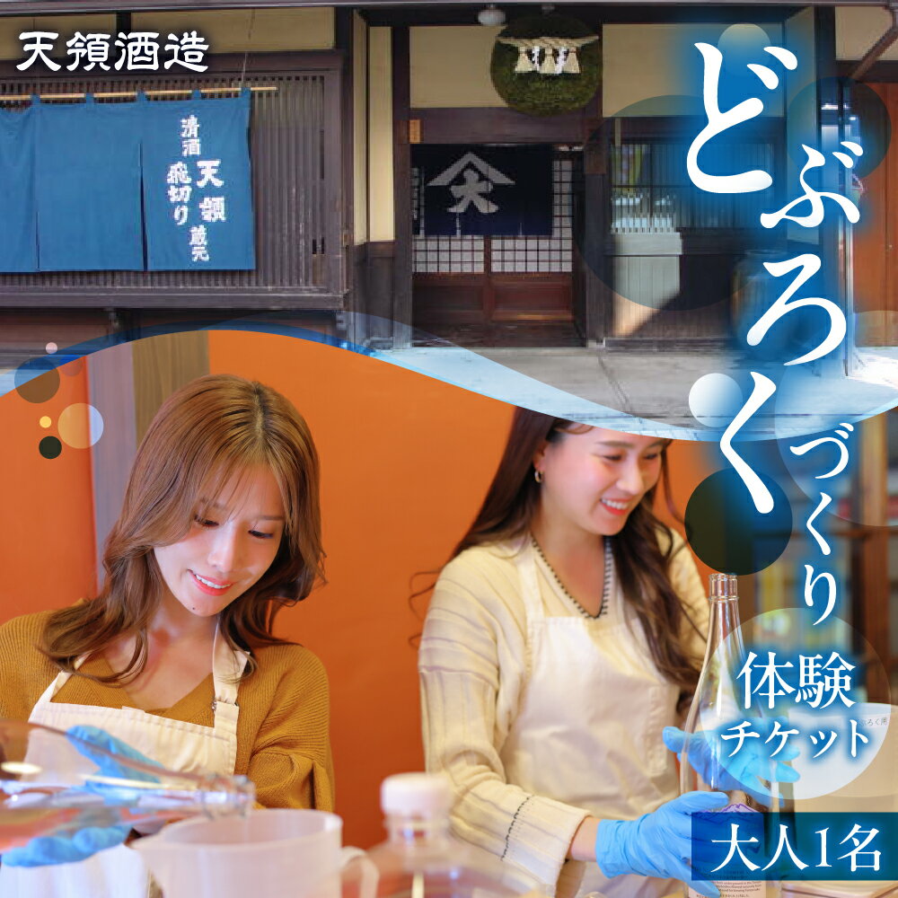 【ふるさと納税】【天領酒造】どぶろく体験ツアー チケット 1枚（1名様分）どぶろく 体験 オリジナル どぶろく造り 下呂市 チケット 酒