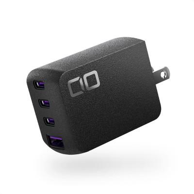 ふるさと納税 守口市 CIO USB充電器 急速充電対応 NovaPort QUAD2 67W 3C1A (ブラック)