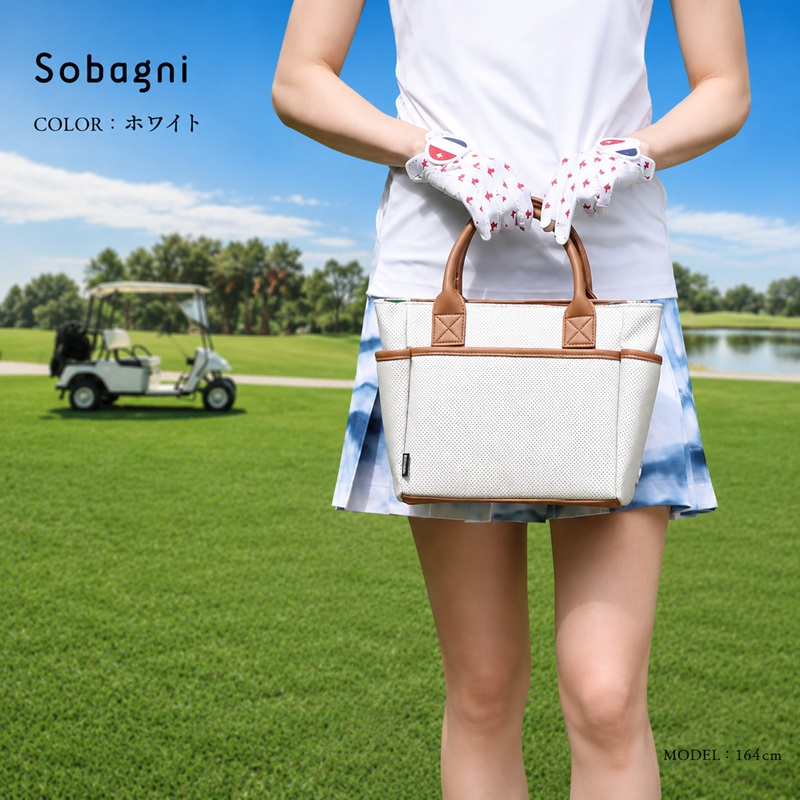 Sobagni カートバッグ -PRATO- ゴルフ カバン バッグ トートバッ
