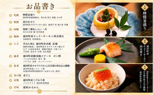 【2月限定・新千歳空港】京都 下鴨茶寮 北のはなれ「浦河町ふるさと納税特別会席」お食事券 2名様[50-1663]