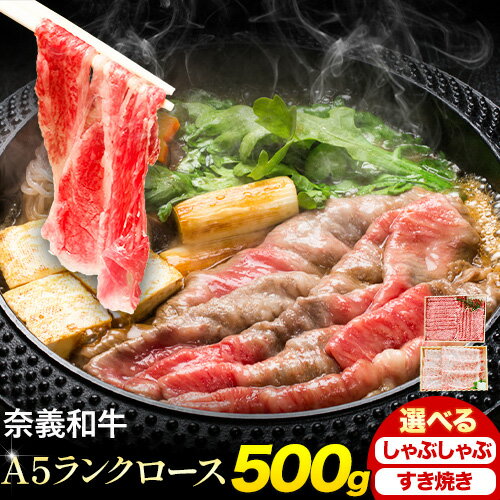 【ふるさと納税】奈義和牛 A5ランクロース バイヤーおすすめ！ 選べる しゃぶしゃぶ用 すき焼き用 500g 株式会社 天満屋《30日以内に出荷予定(土日祝除く》岡山県 矢掛町 和牛 牛肉 肉 A5ランク しゃぶしゃぶ すき焼き 送料無料