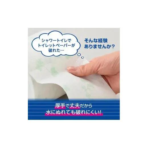 【大人気】シャワートイレのためにつくった吸水力が2倍の トイレットペーパー 36ロール｜エリエール  ダブル 12ロール 3パック 無香料