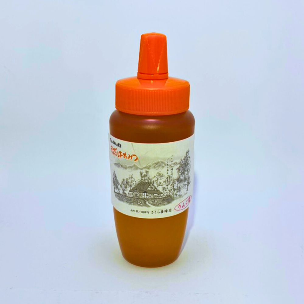 【ふるさと納税】天然 はちみつ 「りんご蜜」500g 国産 純粋 蜂蜜 ハチミツ