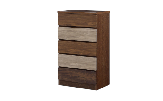 スリムチェスト ワルツ 幅60-5段 隙間収納【諸富家具】：C132-013