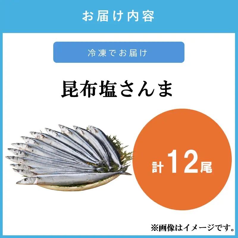 昆布塩さんま(12尾)【A2-170】