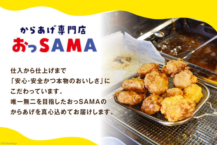 唐揚げ ごちから カレー味 300gx3袋(計900g) [からあげ専門店おっSAMA 石川県 宝達志水町 38600909] からあげ から揚げ 冷凍食品 揚げ物 おかず お弁当 惣菜 大容量 冷凍