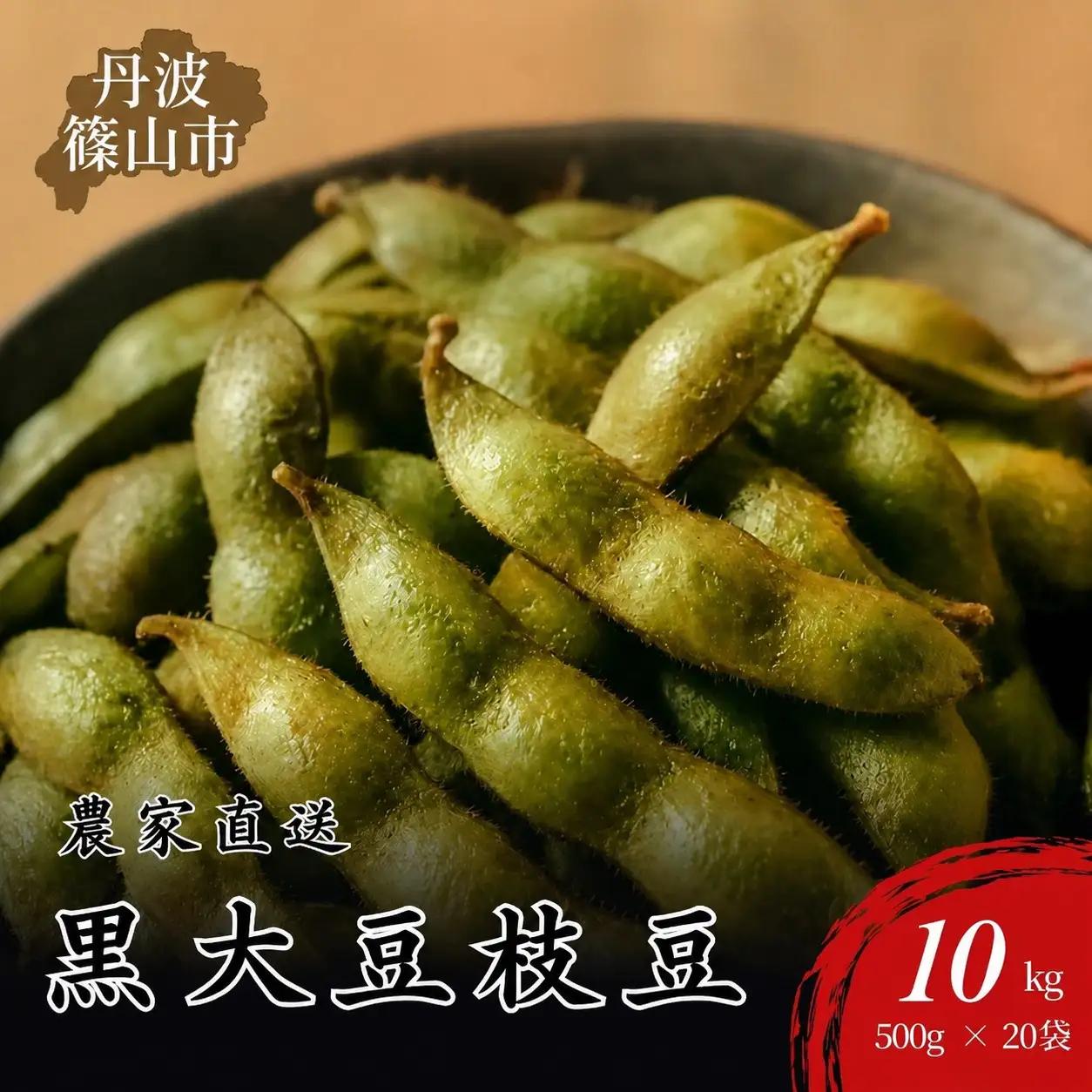 黒枝豆 大容量【10月中旬以降順次発送】丹波篠山産 20kg 500g×20袋 黒枝豆
