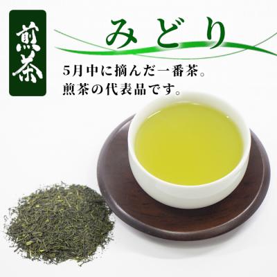 ふるさと納税 東白川村 栽培期間中 農薬不使用! 煎茶 ギフト NO.34 (みどり100g×2袋) 常磐園 日本茶 |  | 01