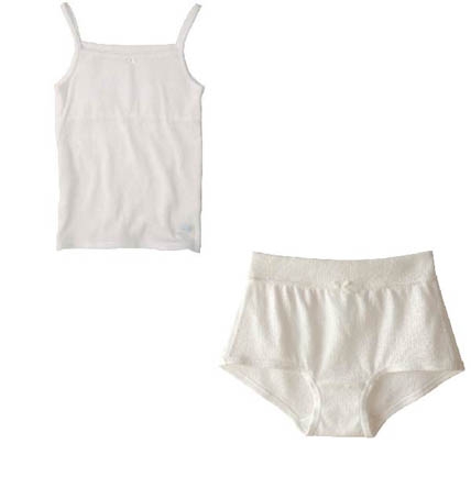 
                  Fleepジュニアブラキャミ　ミルクセット1セット ／ 綿100％ キッズ 肌着 下着 アンダーウェア 日本製 埼玉県 No.534
                