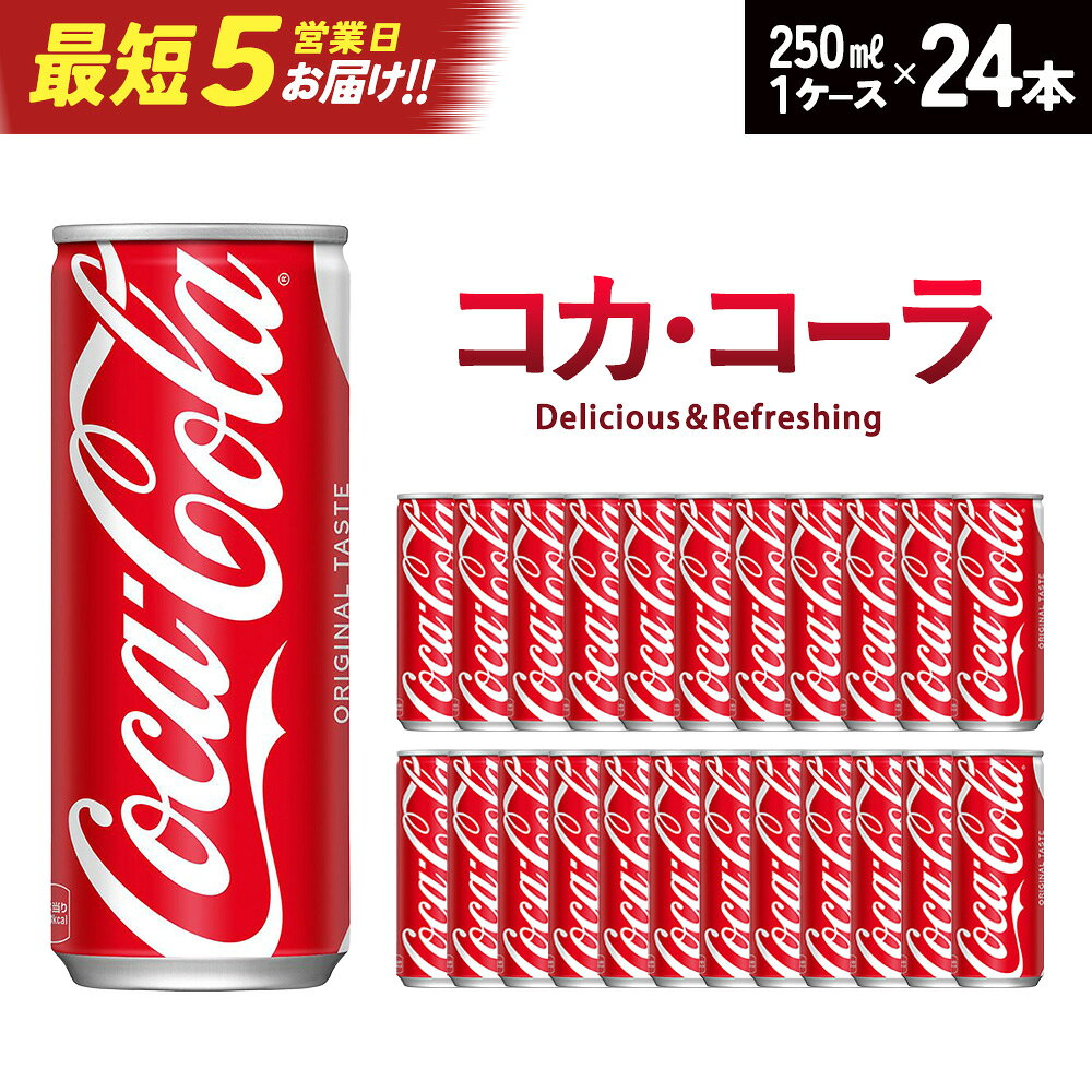 【ふるさと納税】コカ・コーラ 　250ml缶×24本　【04301-0539】