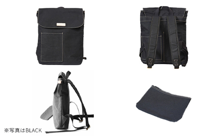 リュック＜ブラック＞　【12203-0402-6】