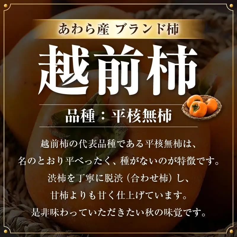 【先行予約】越前柿 36個入 約6kg（M～2L）≪JA受賞歴親子２代≫  ／ 果物 フルーツ 柿 産地直送 期間限定 あわら ※2026年11月上旬より順次発送 [aw061-a002]