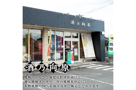 B1-04 アルコール度数高いね！セット！黒伊佐錦原酒、伊佐錦(1.8L各1本・計2本) アルコール度数37度の原酒と35度の焼酎をセットで【酒乃向原】