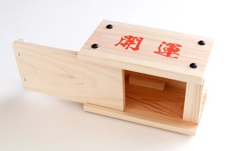 開運祈願 賽銭箱 ／ 本物の音が楽しめる?! 貯金箱としてもお使い頂けます。 紀州産 総ひのき製【ymku0004】