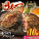 【ふるさと納税】【2回定期便】長崎和牛 手作り ハンバーグ 80g×10個 はんばーぐ 特製 簡単調理 挽肉 ひき肉 挽き肉 東彼杵町/有限会社大川ストアー [BAJ112]