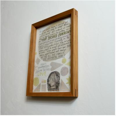 ふるさと納税 和泉市 Wood Frame チェリー　A4サイズ 計1セット |  | 01