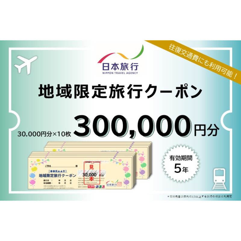 【ふるさと納税】千葉県成田市　 日本旅行　地域限定旅行クーポン300,000円分 宿泊・体験