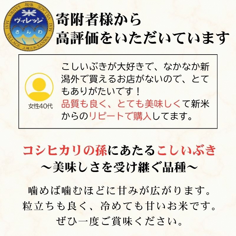 令和8年産 先行予約 新潟県 上越市産米 こしいぶき 10kg（5kg