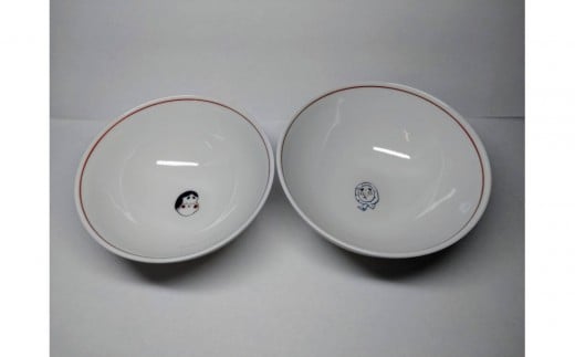 組飯碗 おかめひょっとこ 九谷焼 食器 雑貨 日用品 茶碗 椀 碗 キッチン用品 九谷焼 和食器 和風 伝統 美術 工芸品 日本製 食卓 飾り インテリア 石川 金沢 北陸 復興支援 復興応援