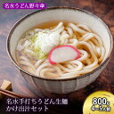 【ふるさと納税】名水手打ちうどん生麺800g かけ出汁セット 4～5人前［名水うどん野々傘］北海道京極町　【 麺類 小麦製品 和食 湧水 北海道産小麦 鰹 昆布 乾物 うどんつゆ あっさり 子供 昼食 ランチ 夕飯 出汁付き 】