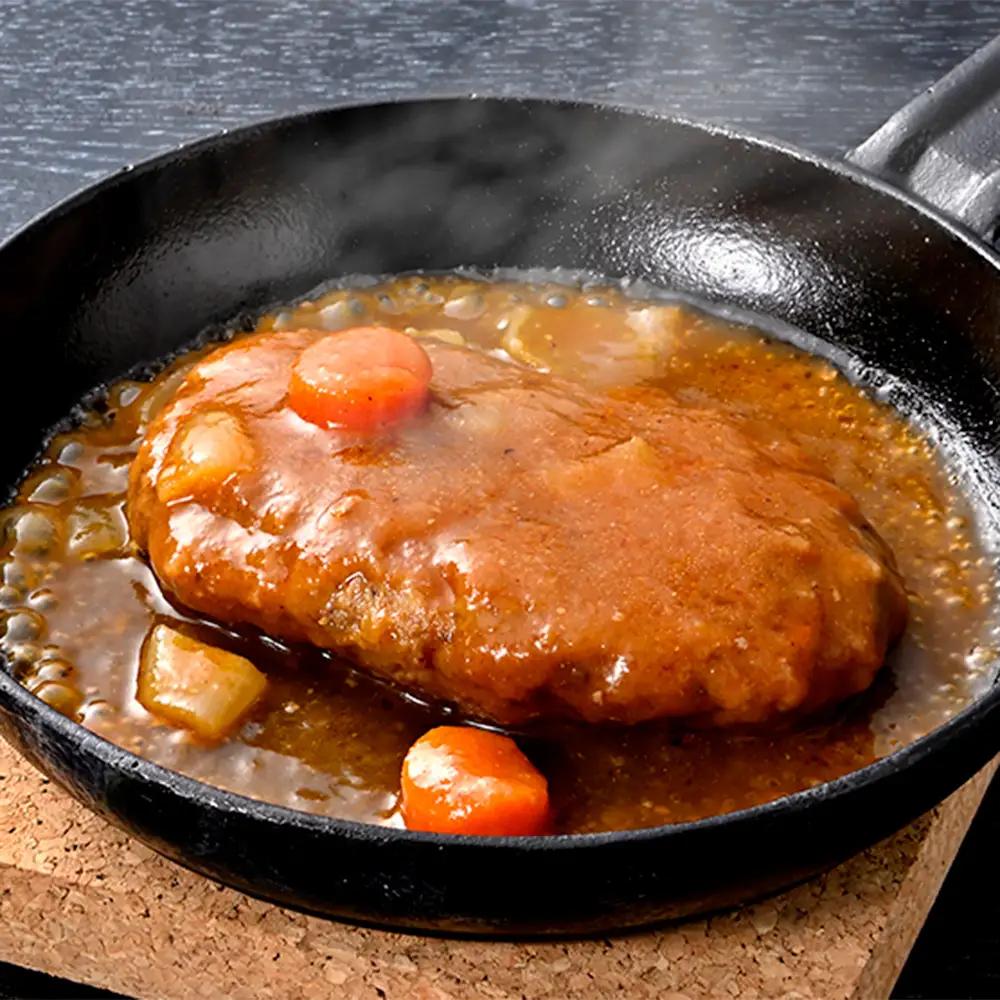 ハンバーグ 近江牛 煮込み 自家製 デミグラスソース 1.2kg (200g×6個) ブランド 牛肉 黒毛和牛 【 近江牛 】 DI01W