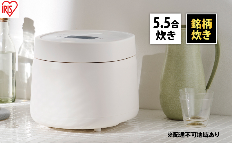 
                  炊飯器 5.5合 銘柄炊き ジャー炊飯器 RC-MSA50-W ホワイト アイリスオーヤマ  炊飯ジャー 白米 無洗米 早炊き エコ 麦飯 玄米 雑穀米 おかゆ 炊込み
                