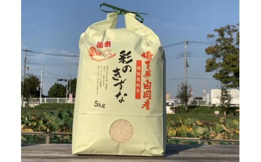 ＜令和7年産＞特別栽培米　彩のきずな　5kg　【11246-0107】