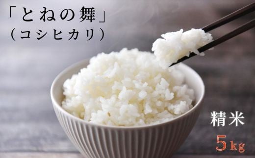 
            《 令和7年産 》米 コシヒカリ 「 とねの舞 」 精米 5kg ／ 米 こめ コメ お米 おこめ コシヒカリ こしひかり とねの舞 新米 白米 ごはん 令和7年産 5kg 茨城県 利根町 送料無料
          