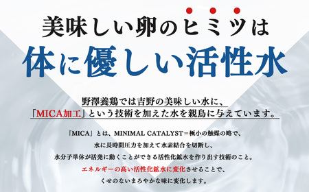 吉野こだわり卵　MICA卵 50個入り （25コ×2）《野澤養鶏株式会社》