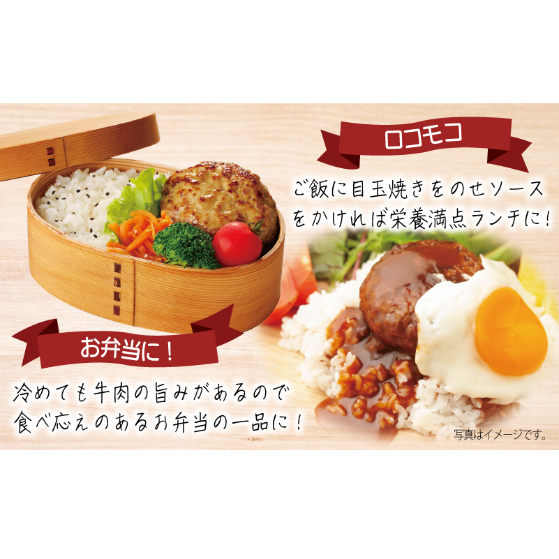 牛肉100％ 特製ハンバーグ 120g×10個 個包装 005A660_イメージ4