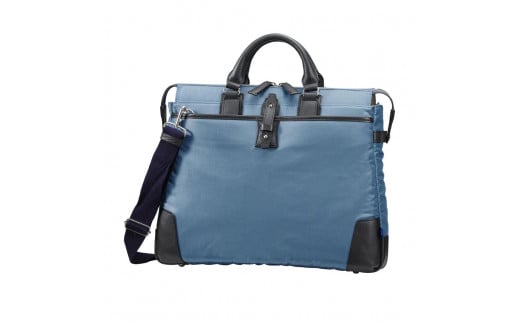 豊岡鞄　For The Blue Soft Briefcase（Oブルー）