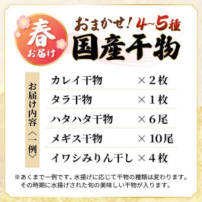 ふるさと納税 越前町 「先行予約」珍しい冷蔵発送!魚屋のこだわり干物「春にお届け干物セット」 保存料・着色料無添加 |  | 01