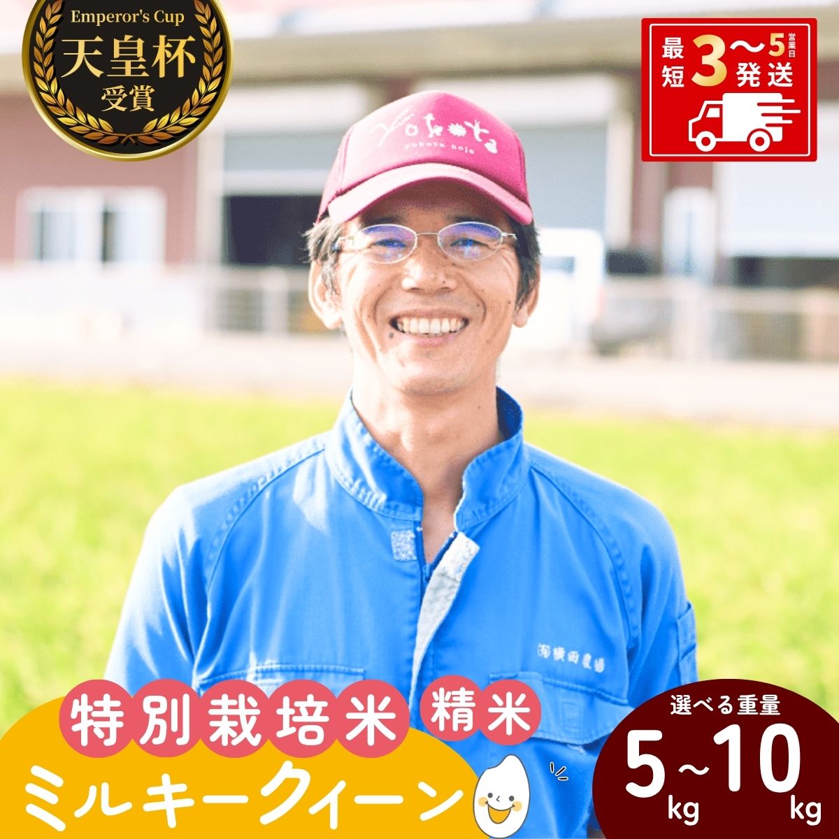 【ふるさと納税】[令和8年産]横田農場の特別栽培米ミルキークイーン 選べる重量 5～10kg | ミルキークイーン みるきーくいーん お米 米 こめ 白米 精米 特別栽培米 冷めてもおいしい 美味しい こだわり おにぎり 天皇杯 受賞 ブランド米 茨城県 龍ケ崎市産