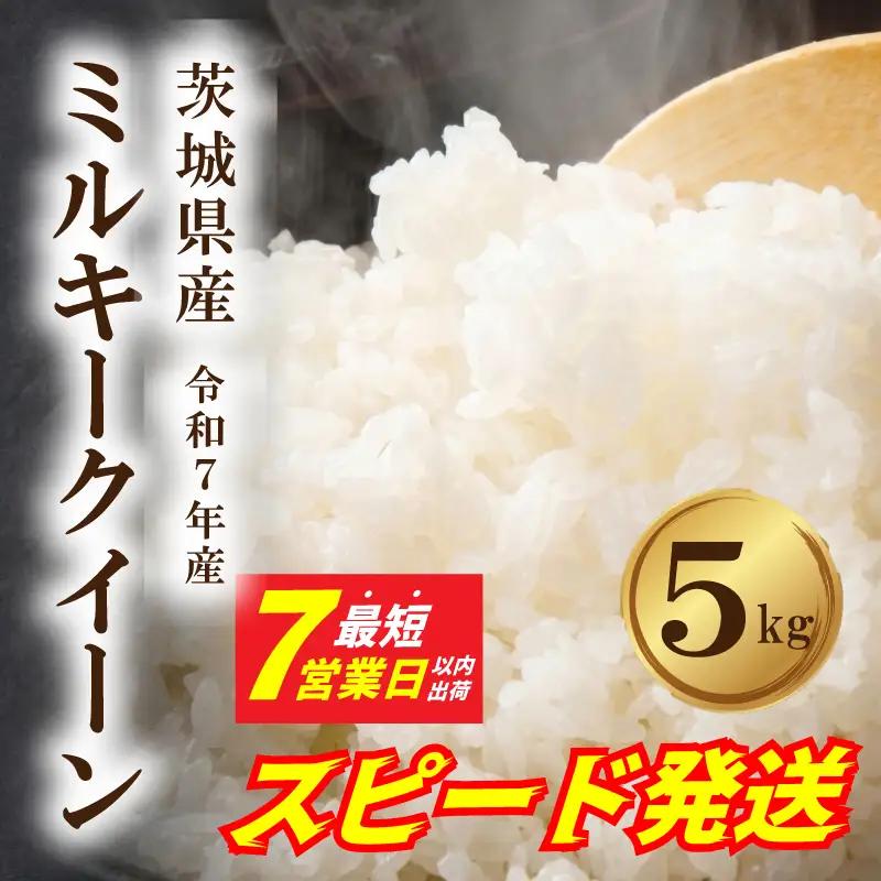 ミルキークイーン 5kg スピード発送 令和7年産 ミルキークイーン