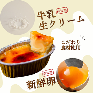 クレームブリュレ15個_スイーツ デザート ブリュレ 高知県 須崎 人気 美味しい セット ギフト プレゼント_【LF021】