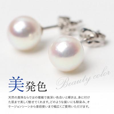 ふるさと納税 長崎市 あこや真珠 7.5-8.0mm ピアス シルバー925 パール |  | 01